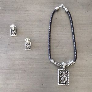 Brighton necklace and earring set
